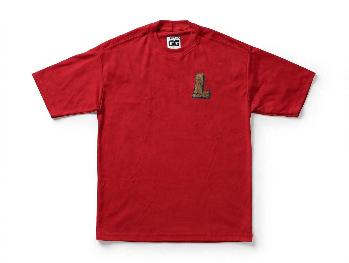 CAMISETA OVERSIZED LEWEND ESSENTIAL L - VERMELHA