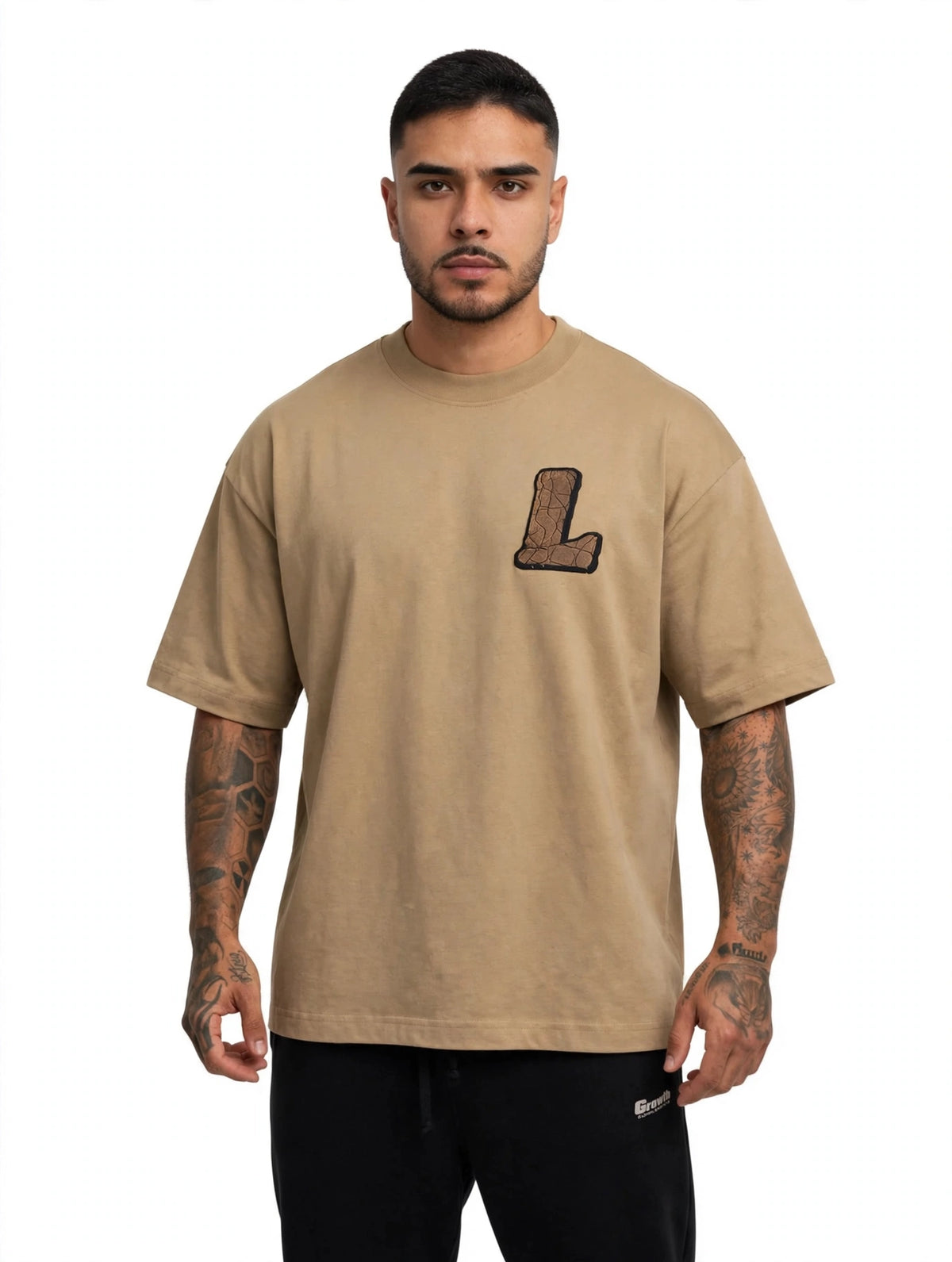 CAMISETA OVERSIZED LEWEND ESSENTIAL L - BEGE