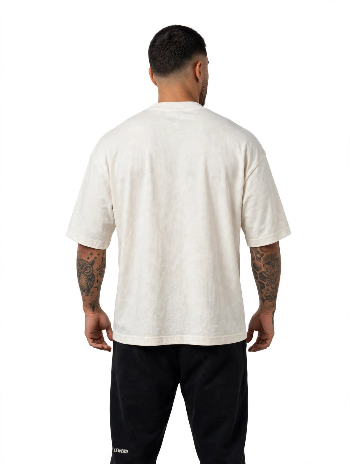 Camiseta Oversized LEWEND Mosaic - Off-White
