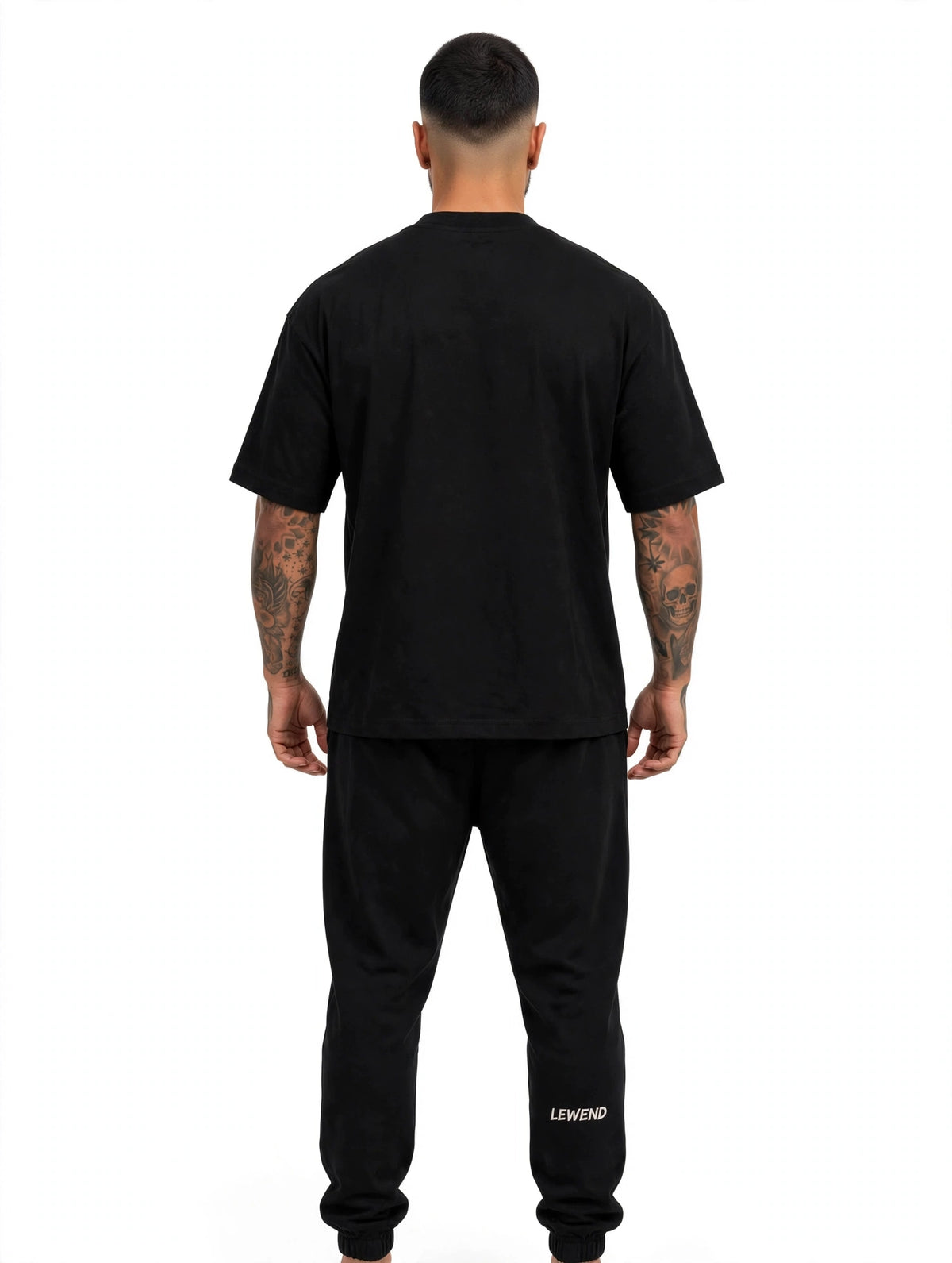 Camiseta Oversized LEWEND Mosaic -  black