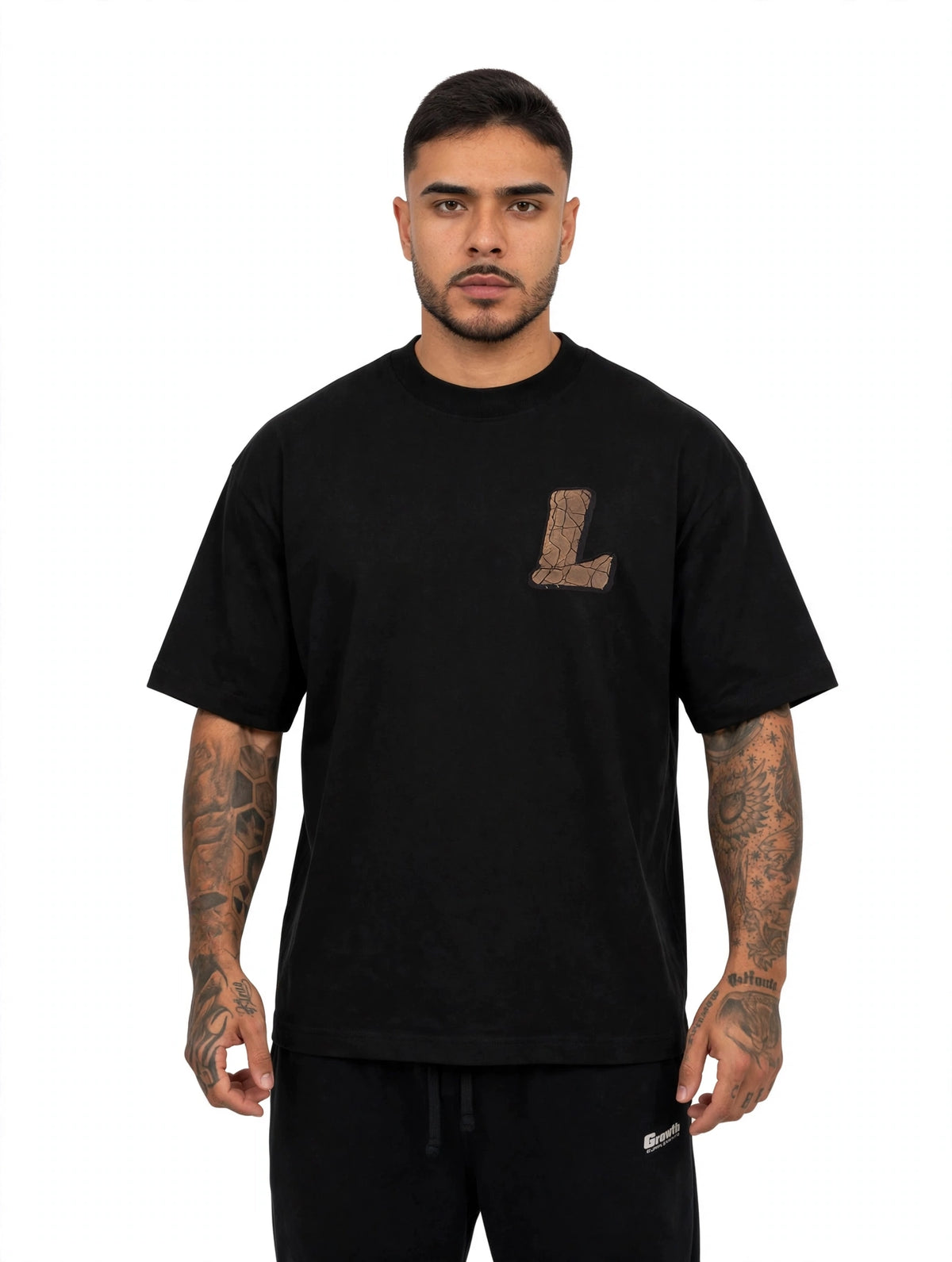 CAMISETA OVERSIZED LEWEND ESSENTIAL L - PRETA