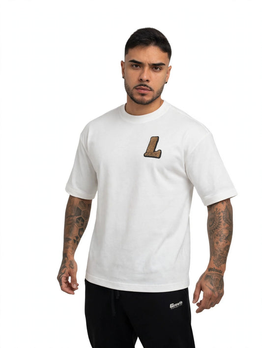 CAMISETA OVERSIZED LEWEND ESSENTIAL L - BRANCA
