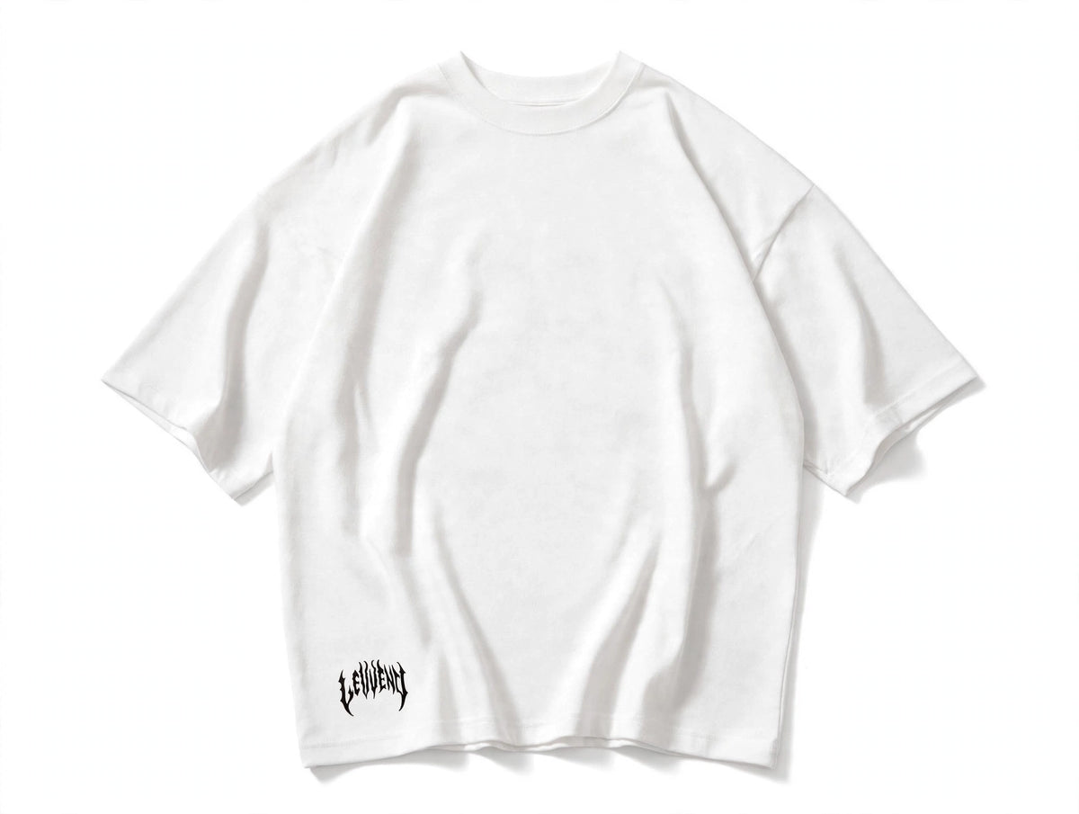 Camiseta Oversized LEWEND Gothic WHITE- 235G